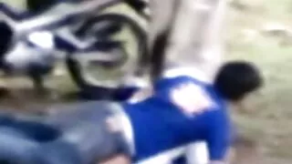 비비 빠가 섹스 와 질내 사정 동영상 호스텔 경비원.